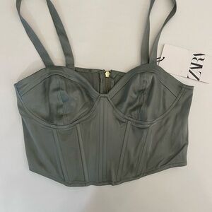 NWT- Zara Corset Top